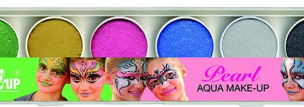 Boje Fantasy Make Up Aqua  Express sa efektom bisera 6x4g