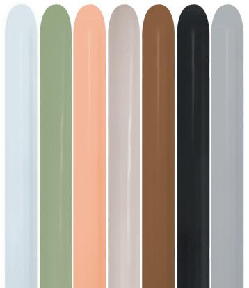 Baloni za oblikovanje figura Sempertex Earthy