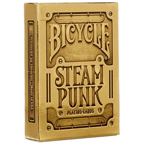 Karte Bicycle Steampunk Gold
