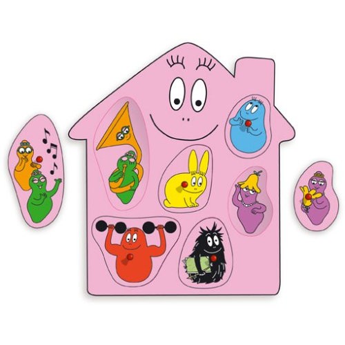 Drvena slagalica Barbapapa