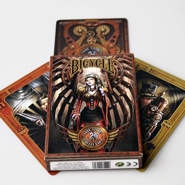 Karte Bicycle Steampunk by Anne Stokes