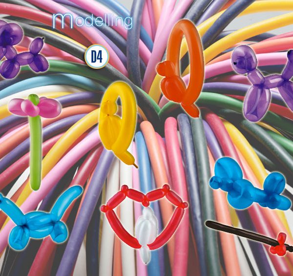 Baloni za oblikovanje figura Gemar Pastel